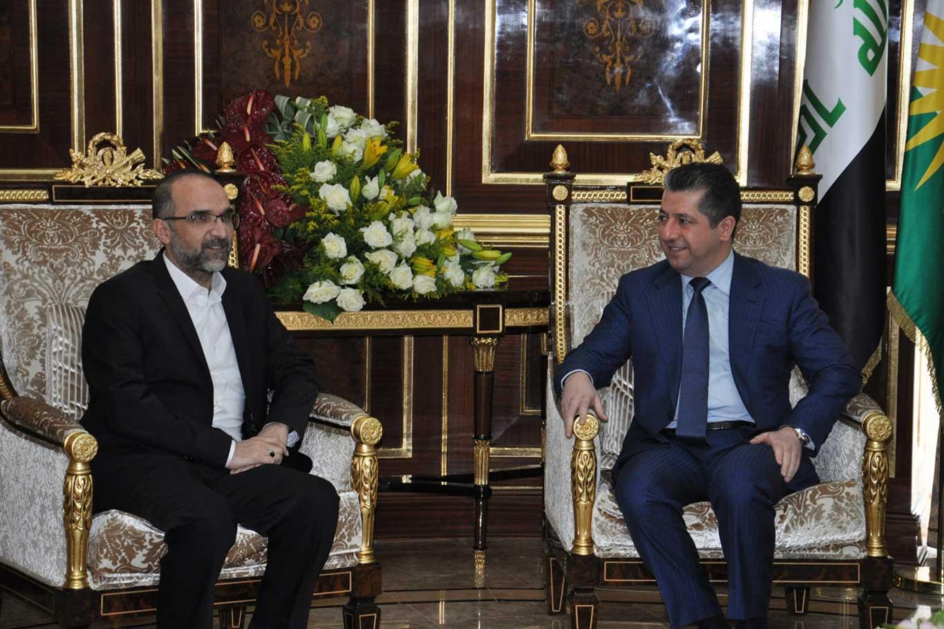 HÜDA PAR Genel Başkanı Sağlam Mesrur Barzani ile görüştü